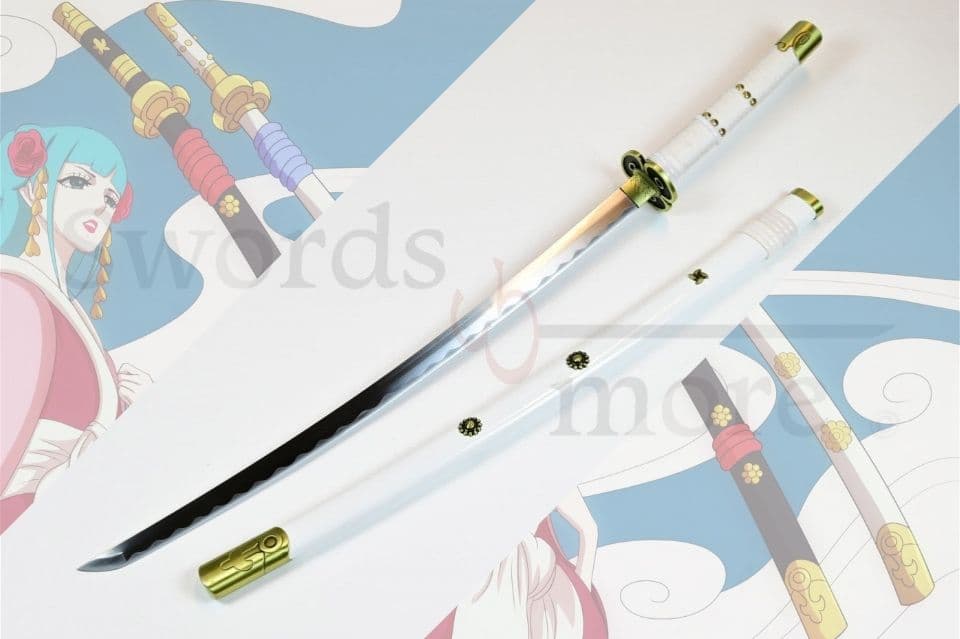 One Piece - Oden's Ame No Habakiri Schwert, handgeschmiedet