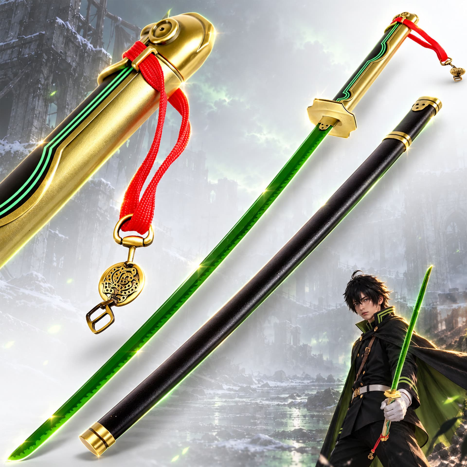 Seraph of the End - Yuichiro Hyakuya Schwert