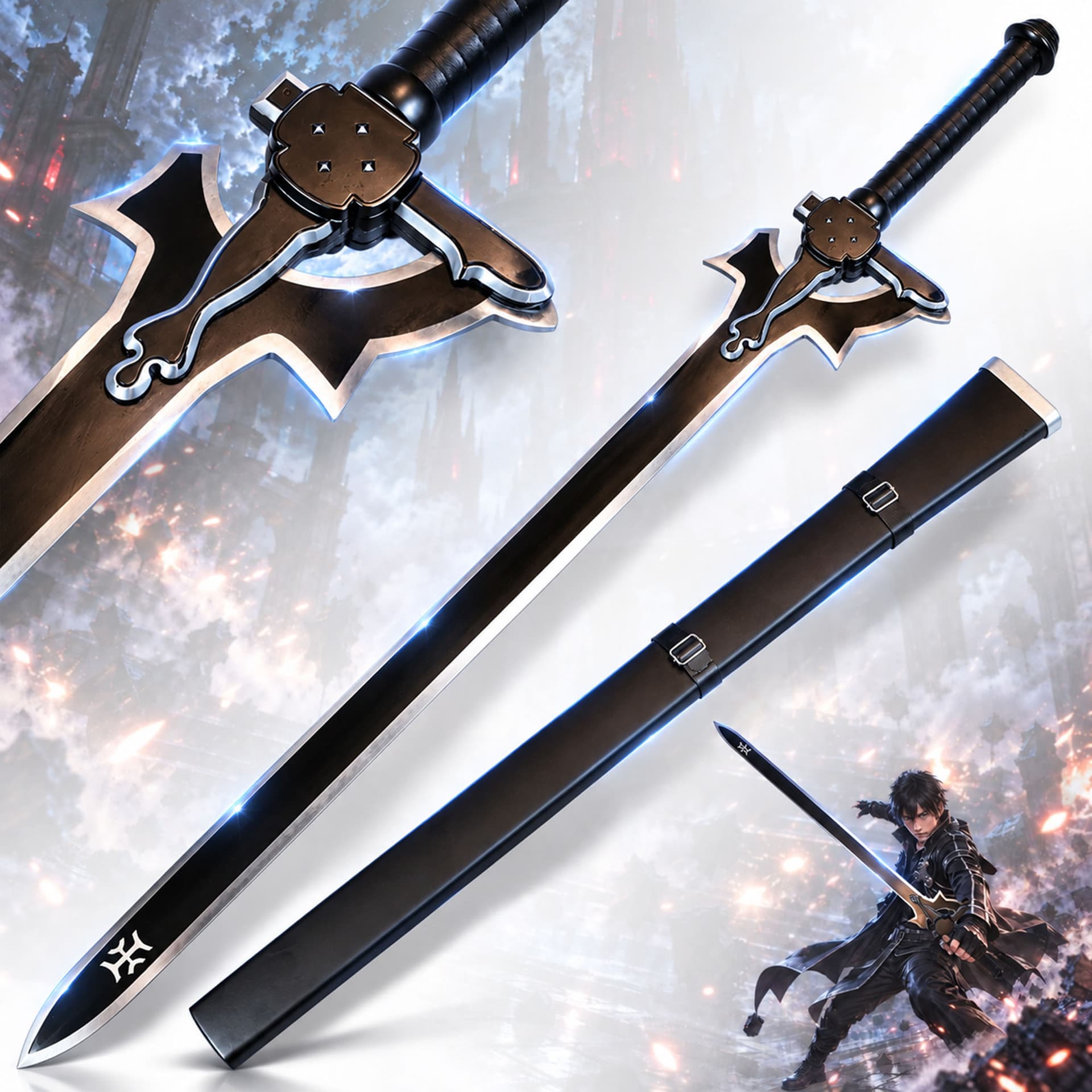 Sword Art Online - Kirito´s Elucidator - handgeschmiedet