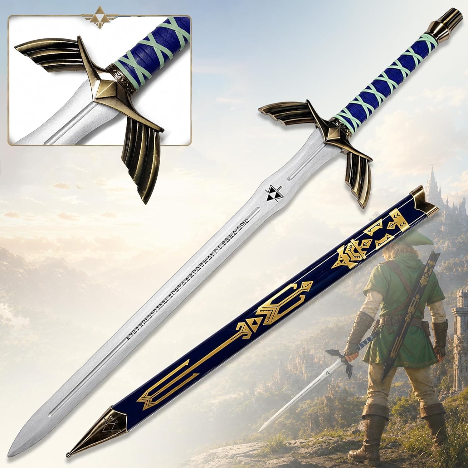 Zelda - Link's Masterschwert (Blaue Holzversion)