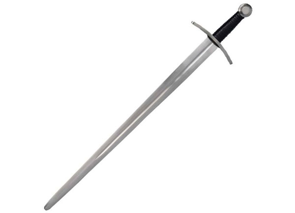 Battle ready sword with scabbard