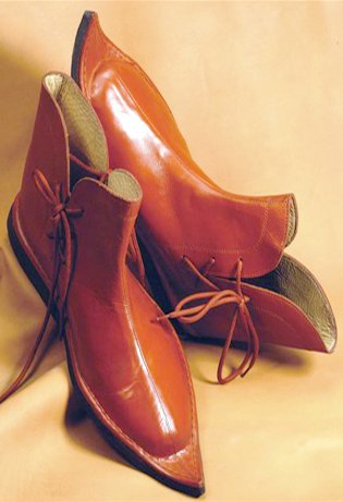 Viking Leather Shoes, Size 12