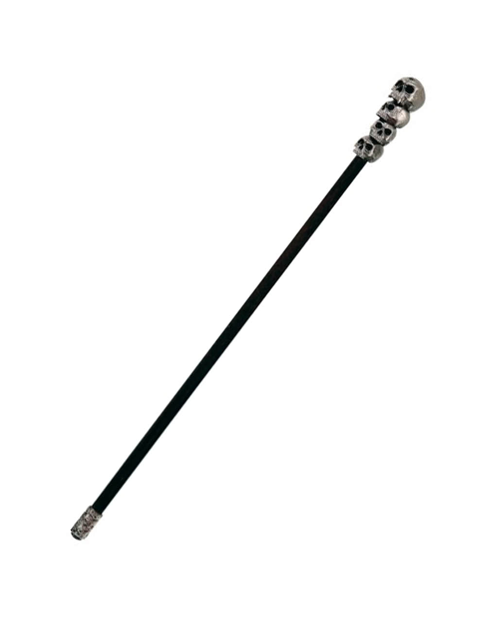 Walking stick with skull tower handle