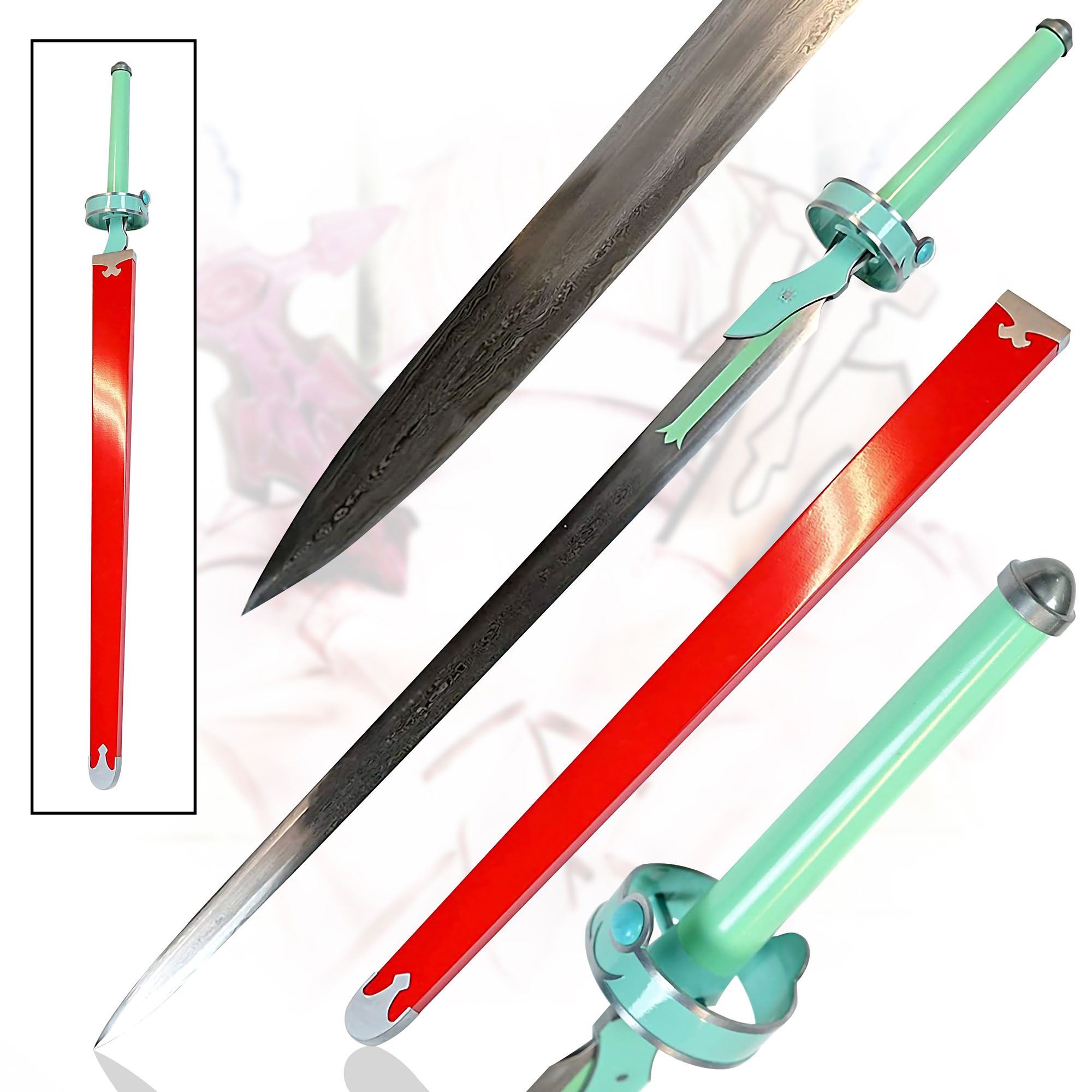 Asuna Flashing Light Schwert Sword Art Online - handgeschmiedet