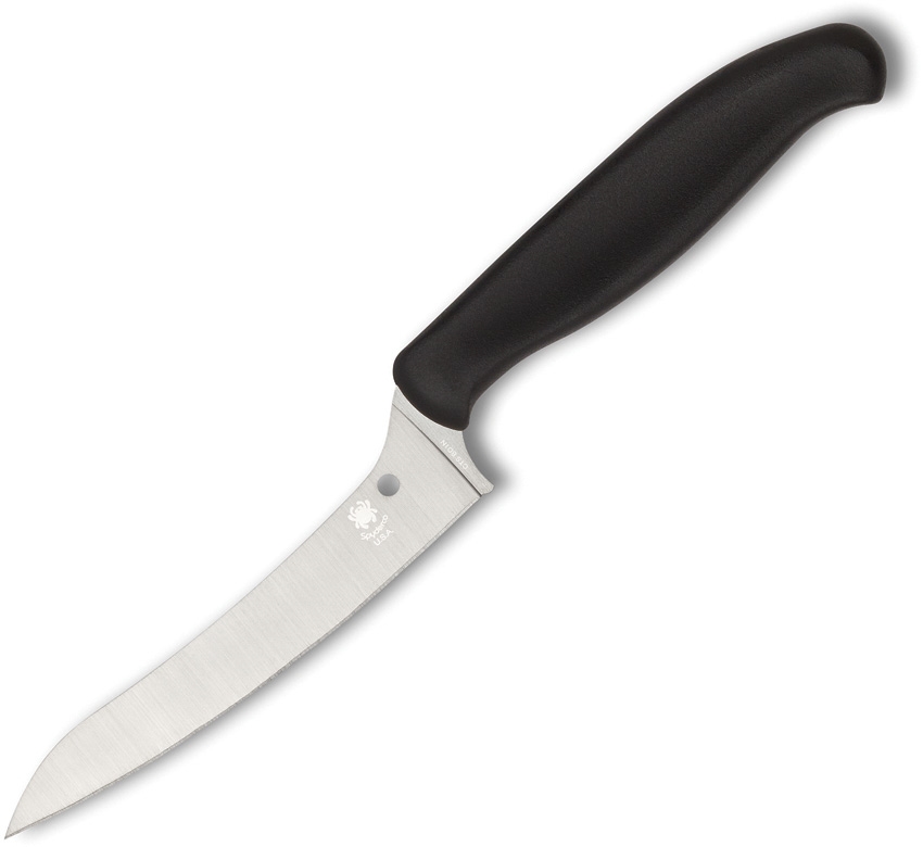 Z-Cut Kitchen Knife, black, plain edge