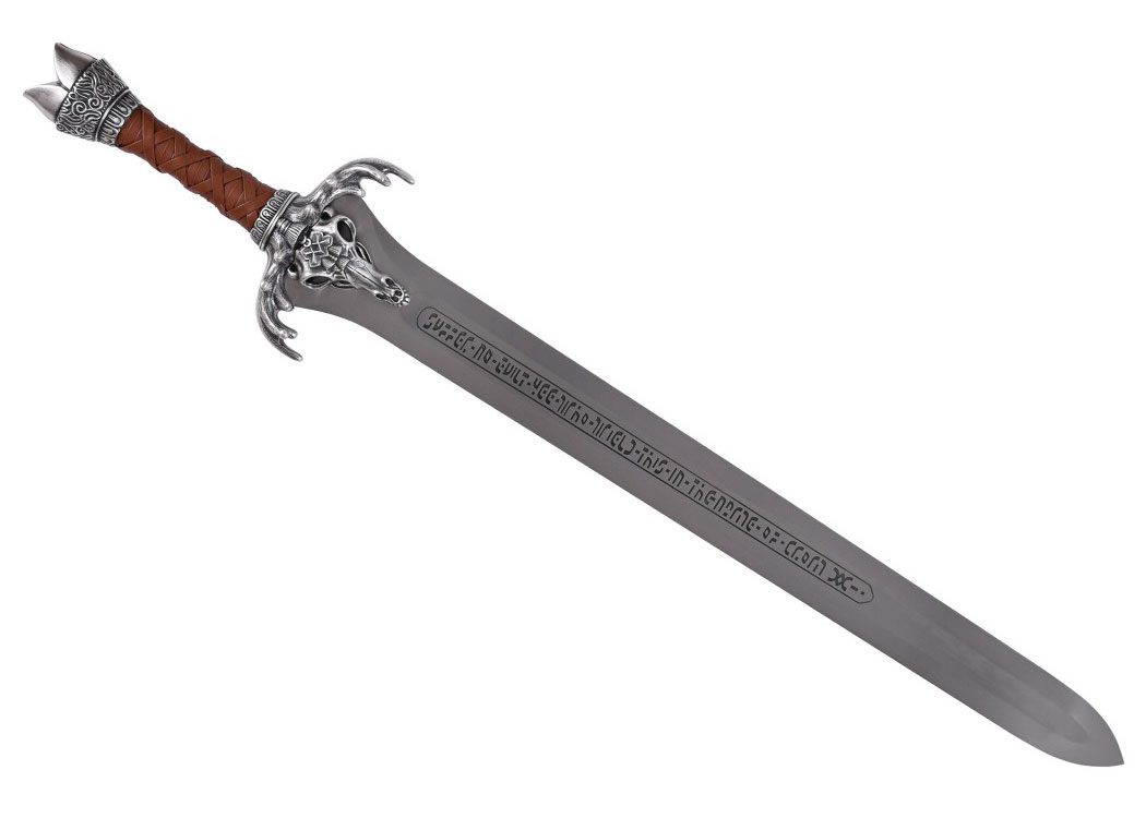 Conan - the father sword, silver colored 