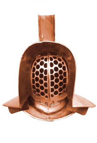 Murmillo Helmet in 1.6 mm Bronze