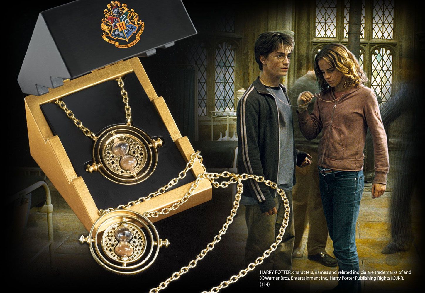 Harry Potter - Time Turner Sterling Silver Gold Plated