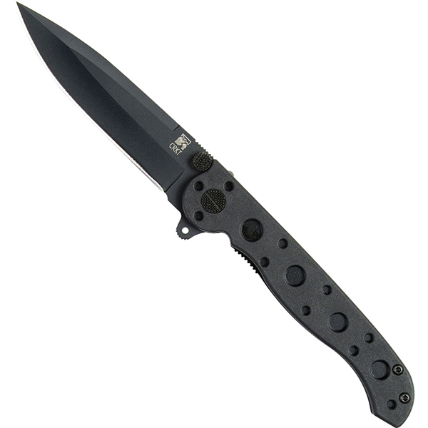 M16 Zytel EDC schwarze glatte Klinge Spear Form