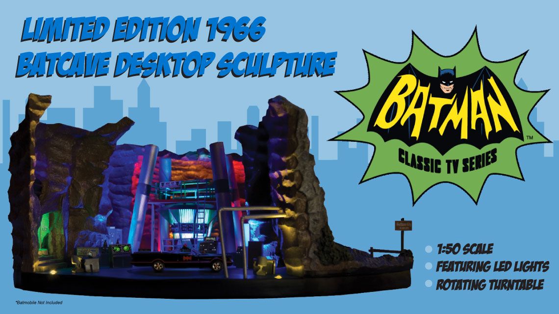Batman 1966 TV Series Skulptur Batcave 46 x 23 cm