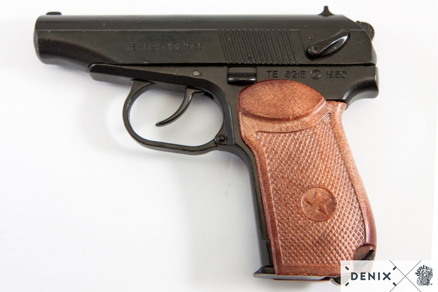 Russische Makarow-Pistole, Waffe der roten Armee, aus Metall