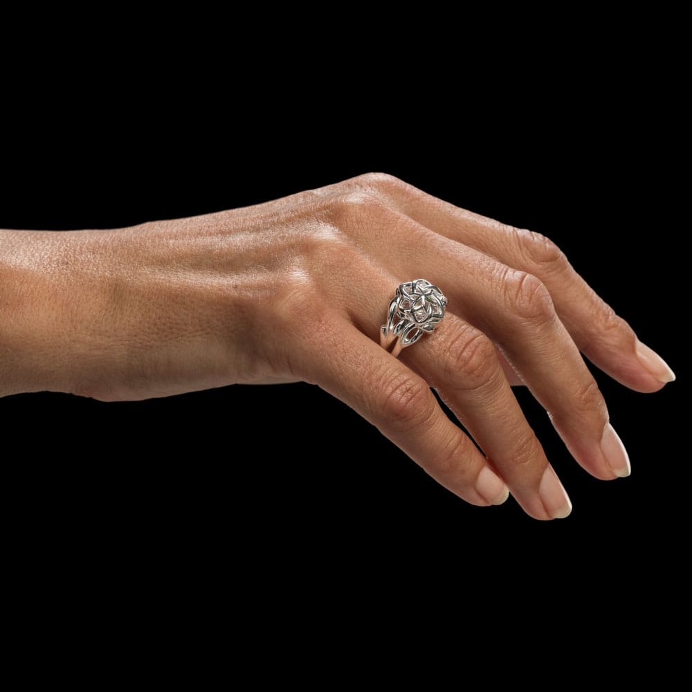 Herr der Ringe Nenya Galadriel's Ring (Sterling Silber) Größe 6.75