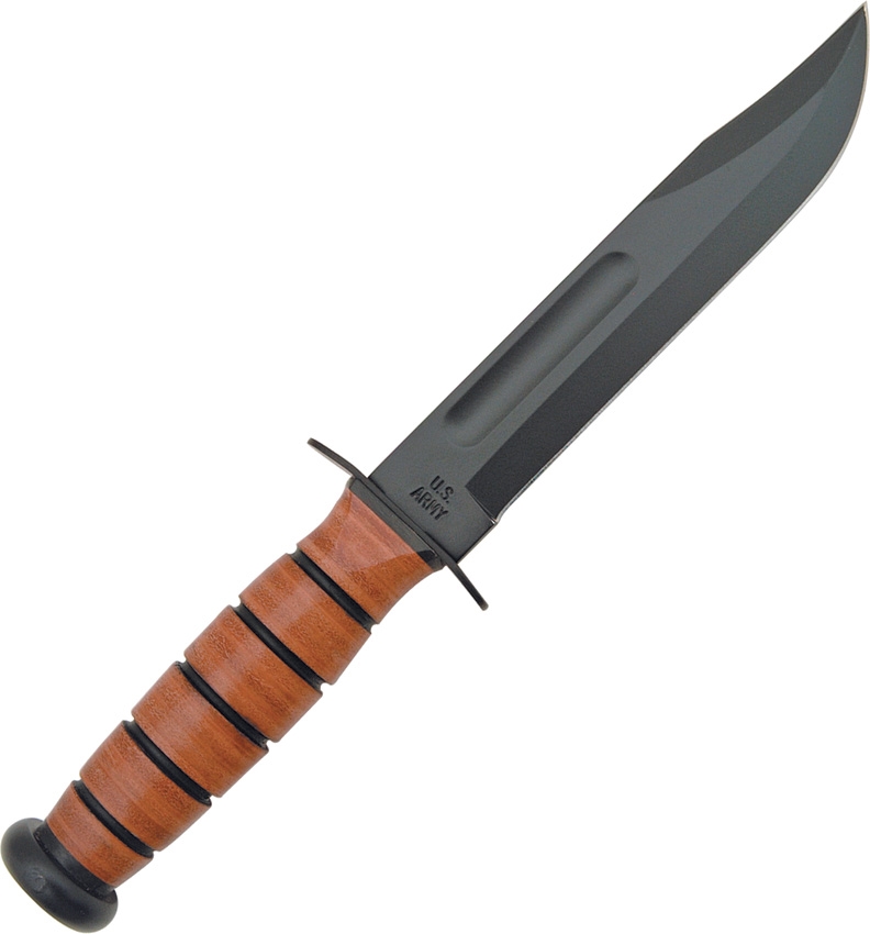 KA-BAR Full-size US ARMY Knife, plain blade, plastic sheath