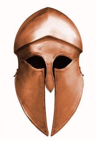 Korinthischer Helm (Dendas) aus 1,6 mm Bronze