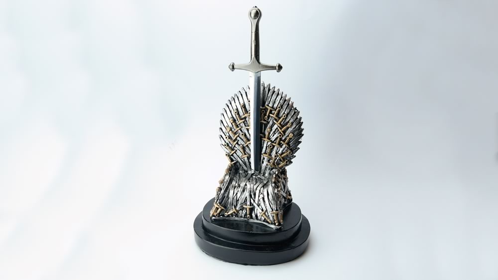 Throne and letter opener