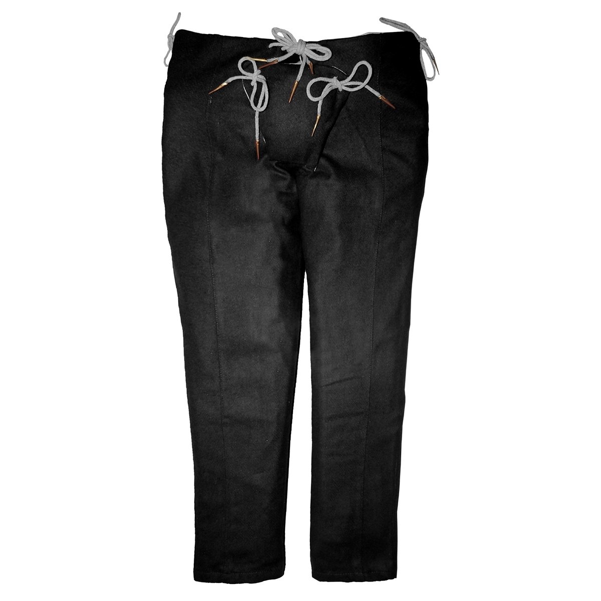 Man's 15th C. Trousers -Black, Size M