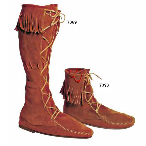 Low Boot with Fringe