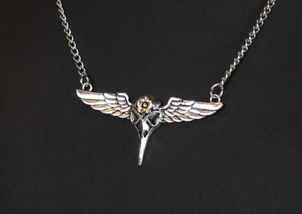 Steampunk Pendant with Necklace - Bird head