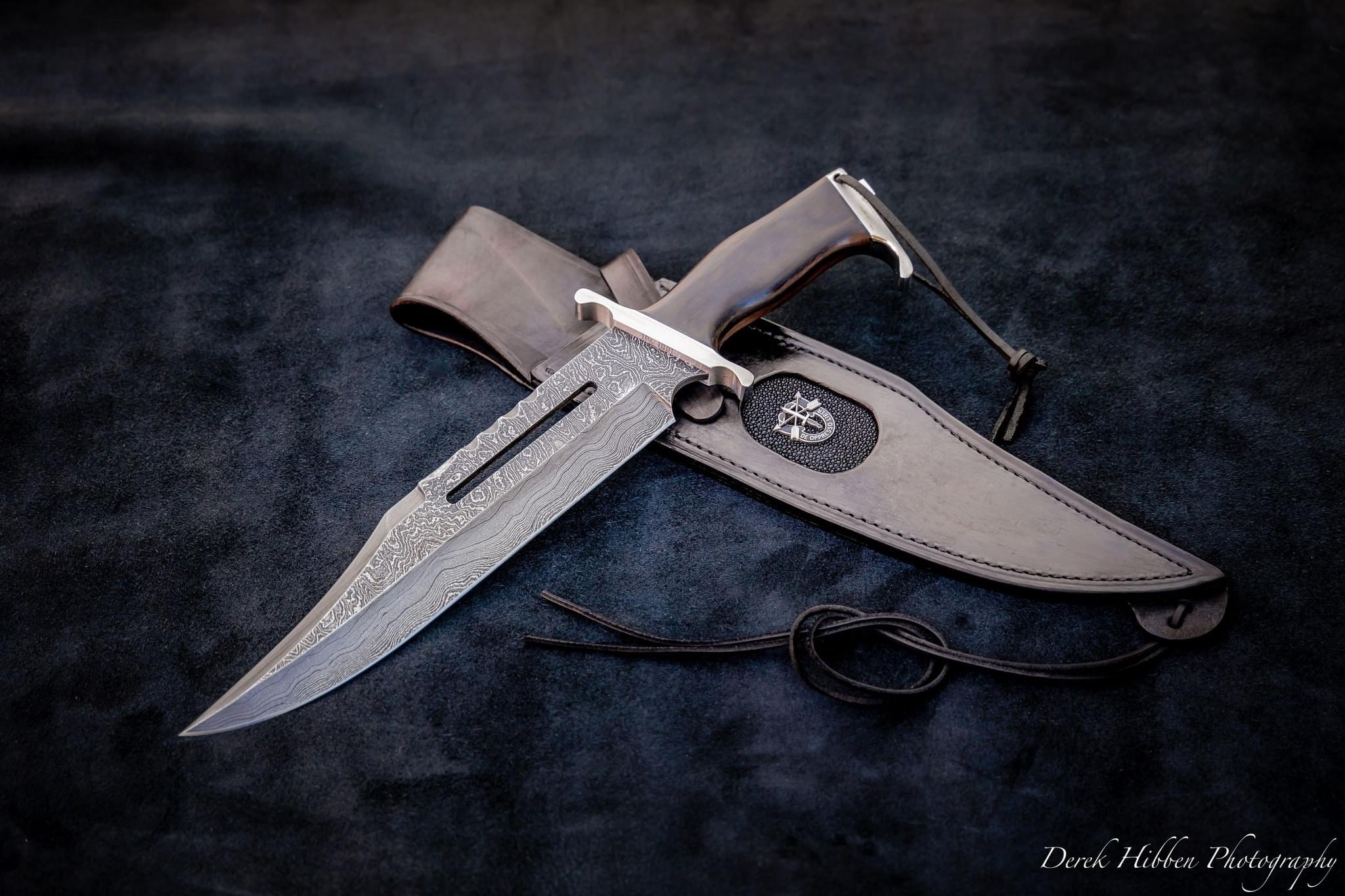 Rambo III Bower Knife - Damascus Edition - Limited to only 5 pieces