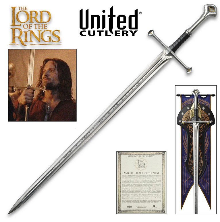 Der Herr Der Ringe - Anduril Schwert - Museum Collection