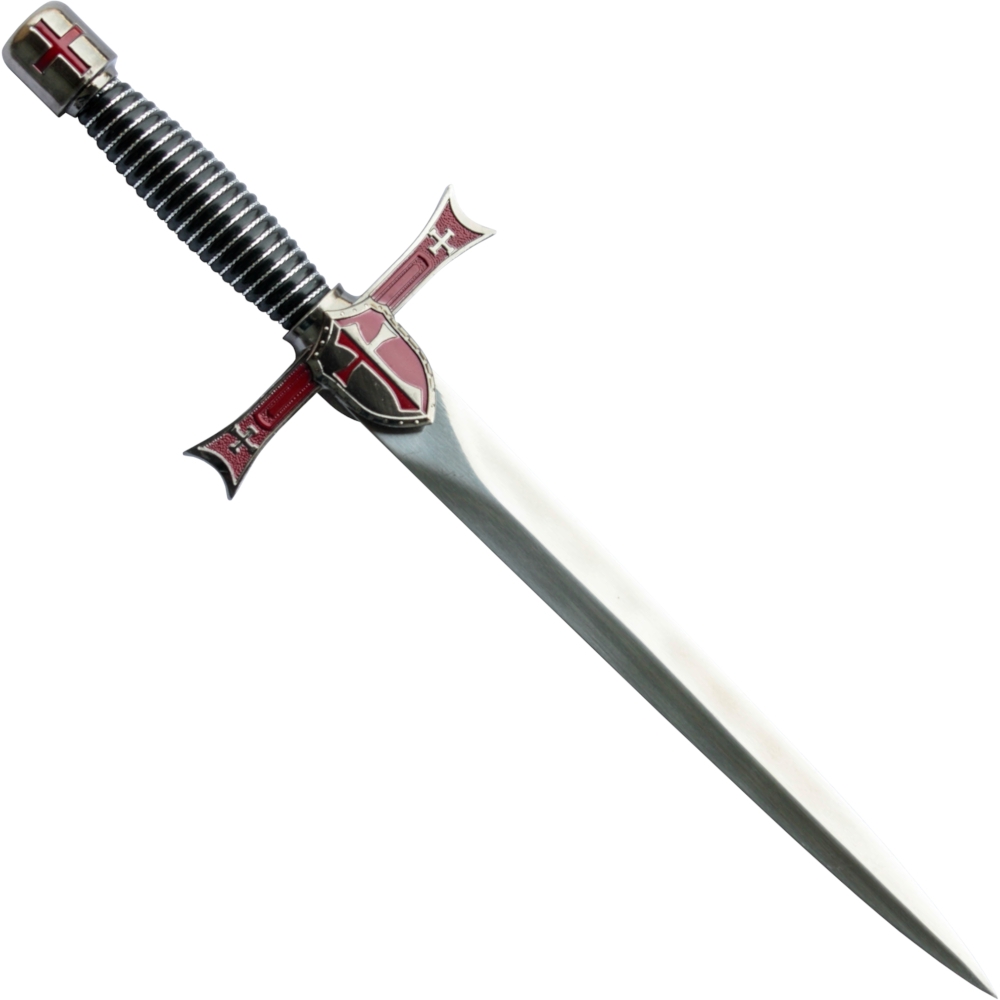Templar dagger with scabbard