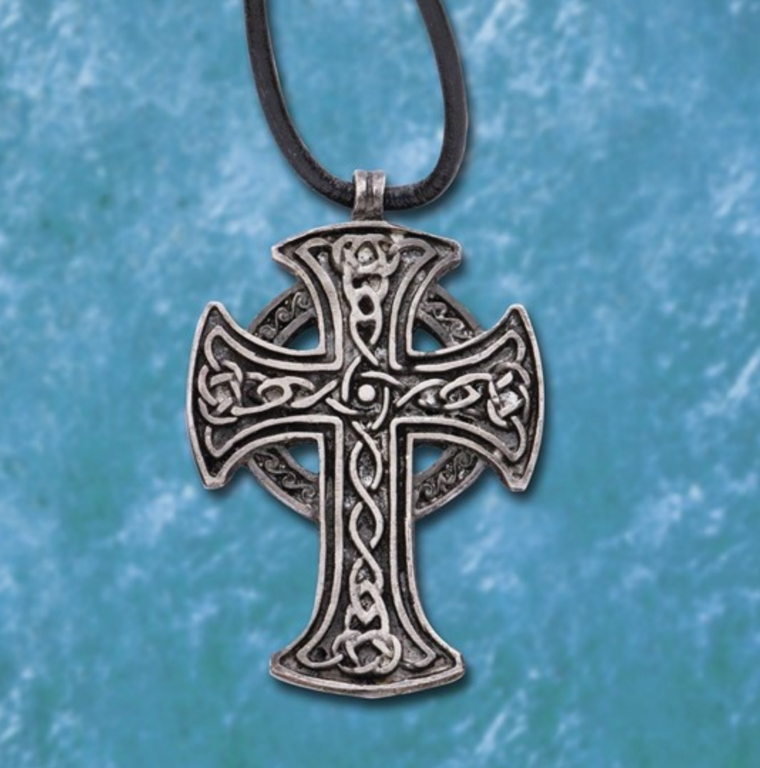 Keltisches Kreuz Zinnanhänger