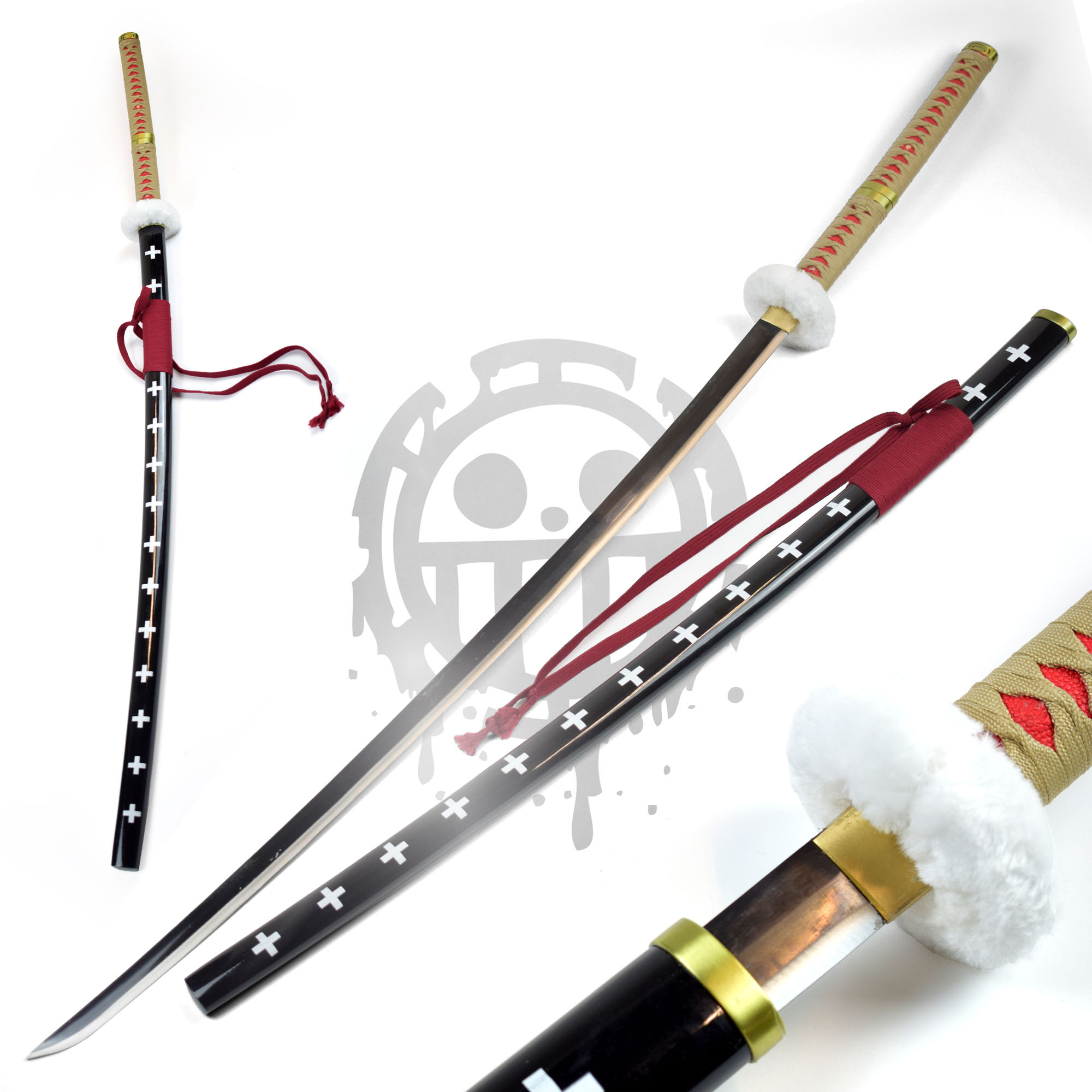One Piece - Trafalgar Law´s sword, brown - hand forge