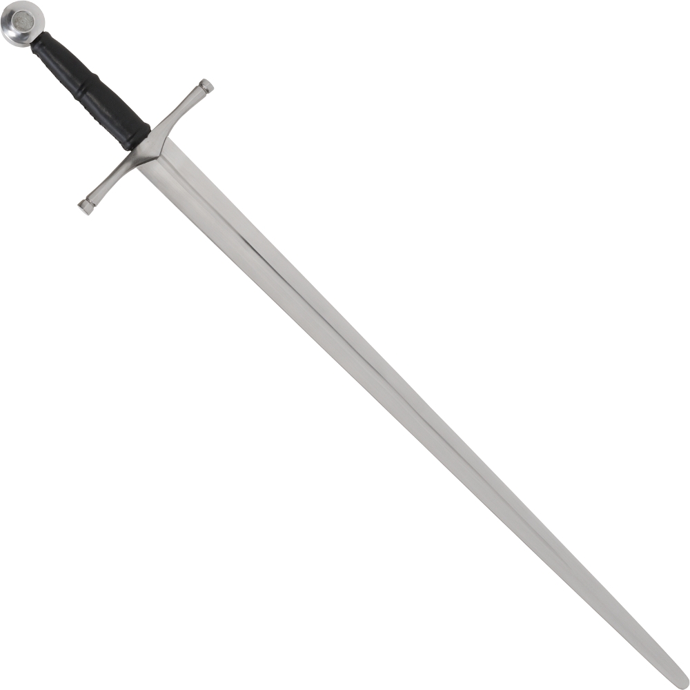 Reenactment bastard sword with sheath 