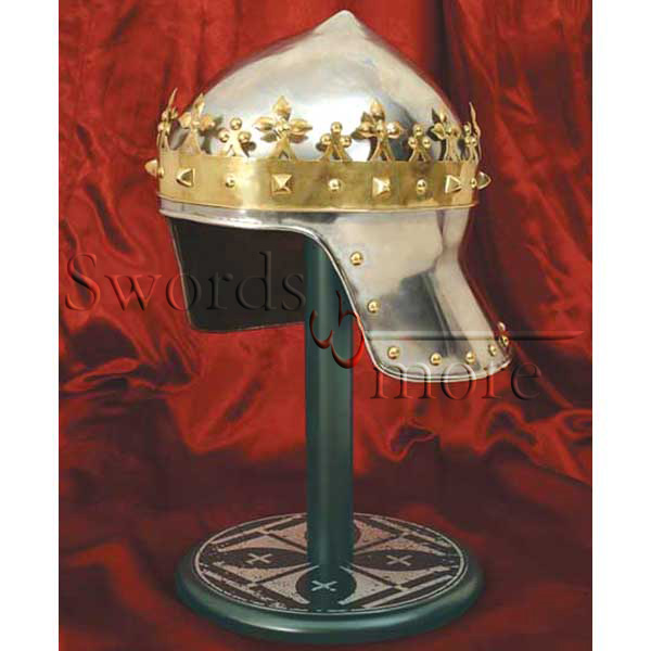 Helm mit Krone