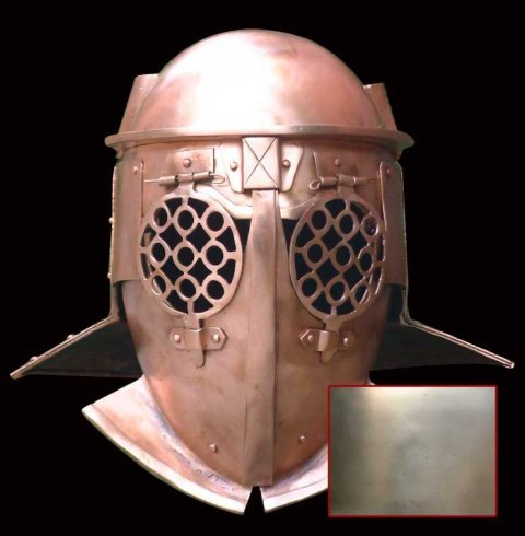 Provocator Helm - verzinnter Stahl