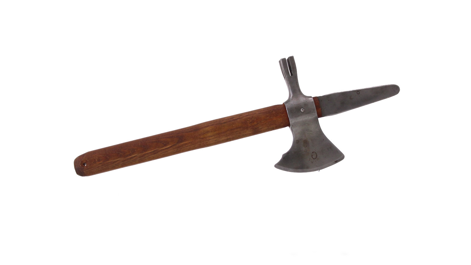 Battle axe with hammer