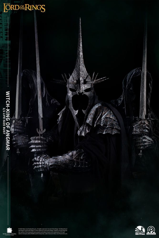 Herr der Ringe Life-Size Büste 1/1 Witch-King of Angmar 151 cm