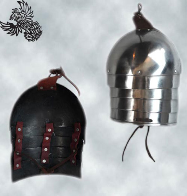 14th Century Knight's Protection- Shoulders-14 G with leather st