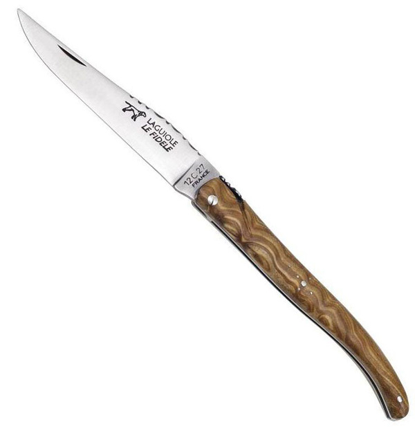 Forged Laguiole Pocket Knife Olivewood