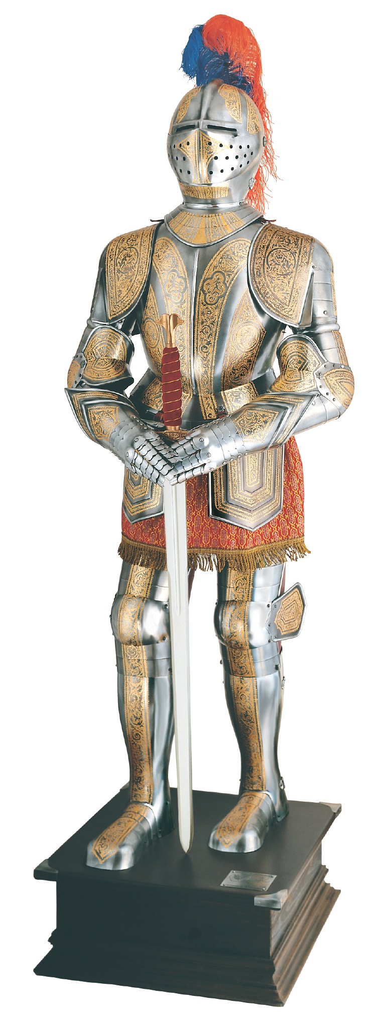 Medieval Armor Gold Decorated
