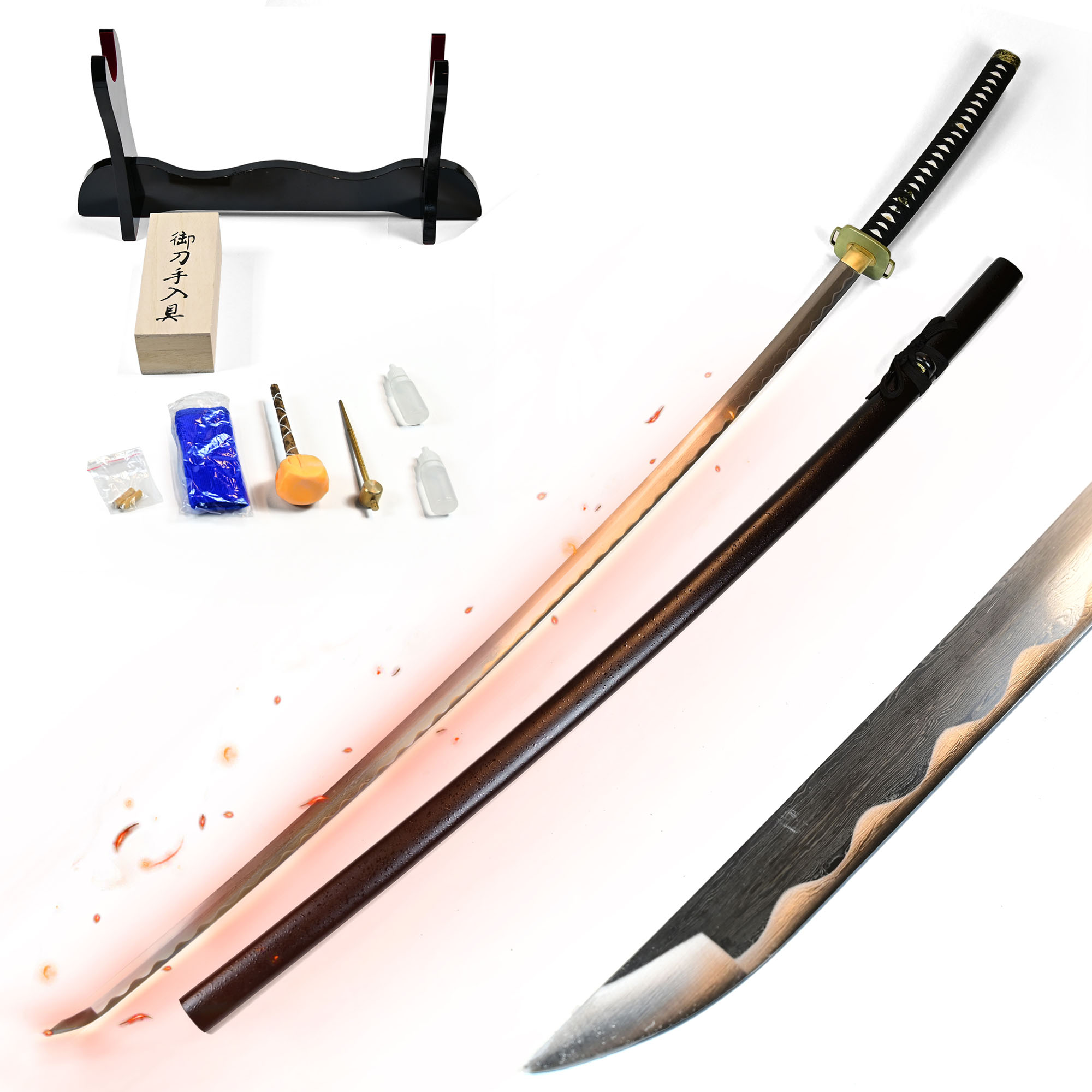 Odachi Sword - handforged & folded, Set