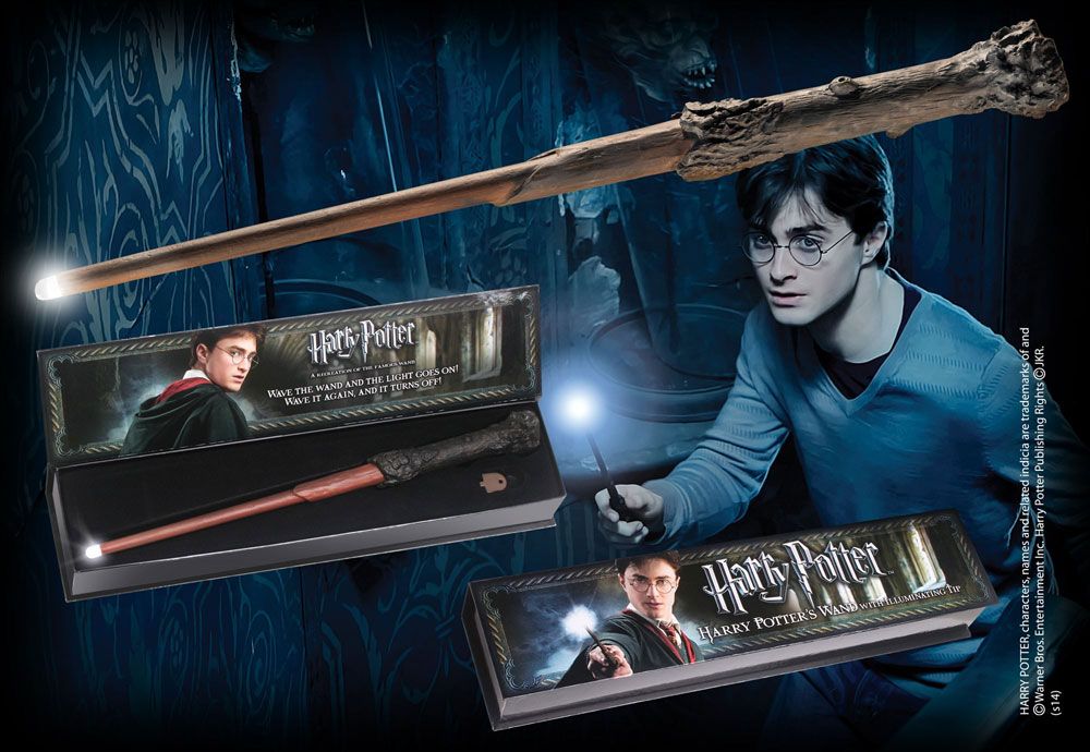 Harry Potter's leuchtender Zauberstab