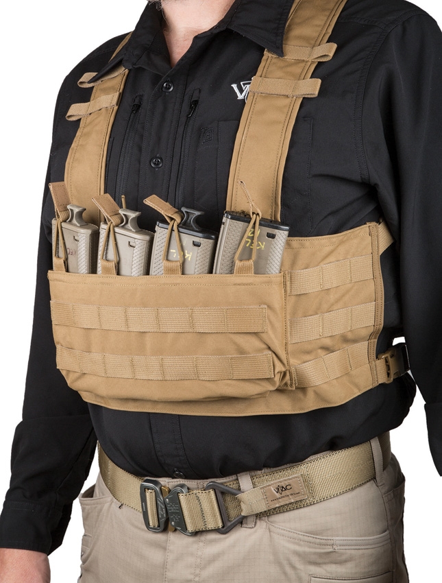 VTAC MOLLE Chest Rig Coyotebraun