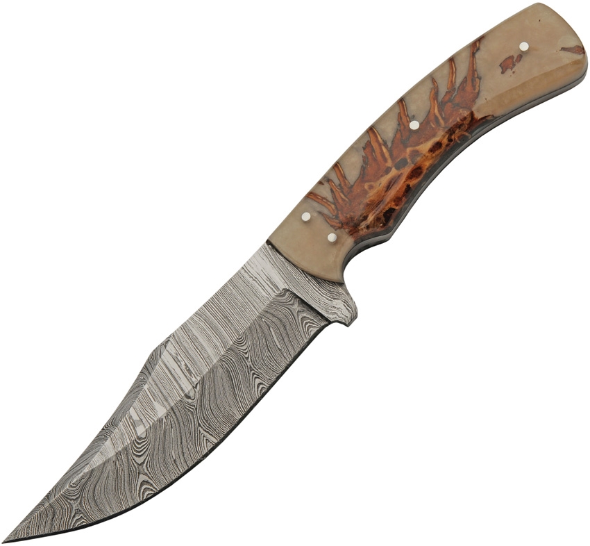 Buy the Damascus DM1195 Bowie Fixed Blade Knife - ​DNA LEISURE