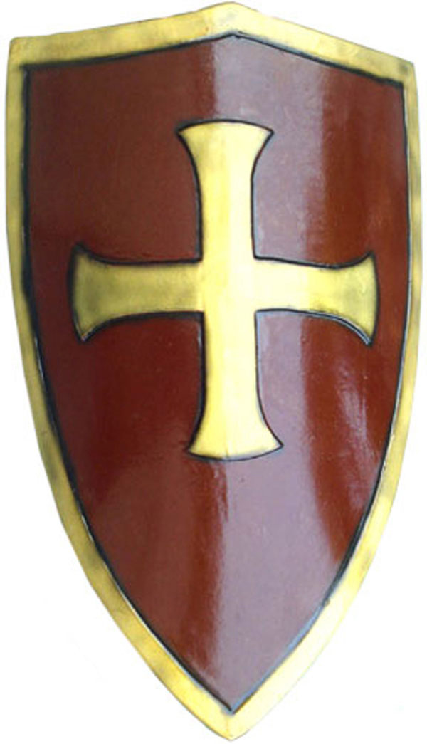 Templar Schild rot/gold