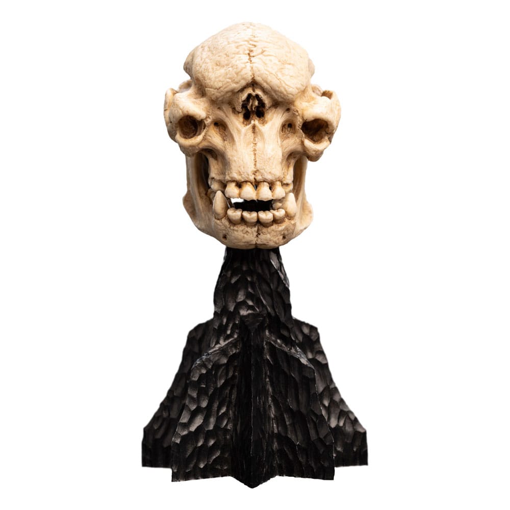 Herr der Ringe Mini Statue Skull of a Cave Troll 21 cm