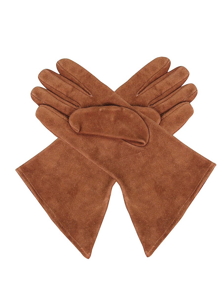Suede gloves - Marian, Size M