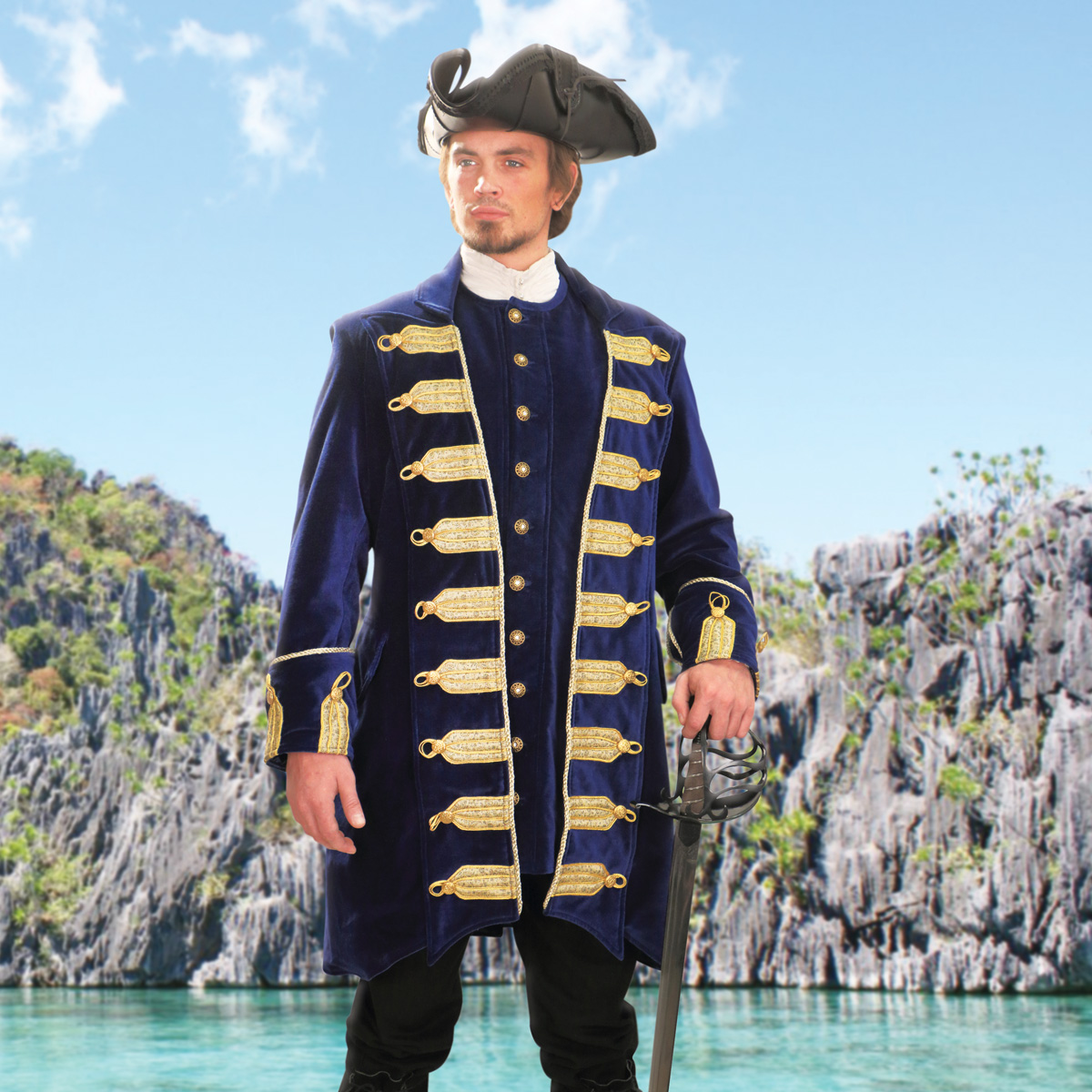 Barbary Coast Pirate Coat, Size L