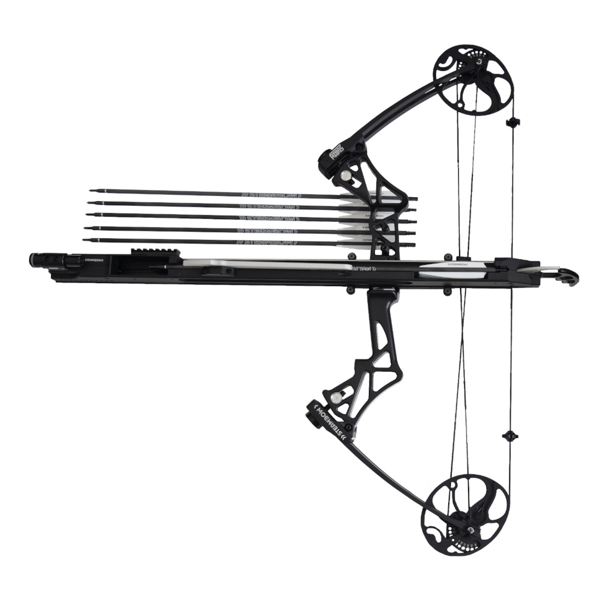 Steambow FENRIS – magazine with compound bow ”M1″ with laser sight