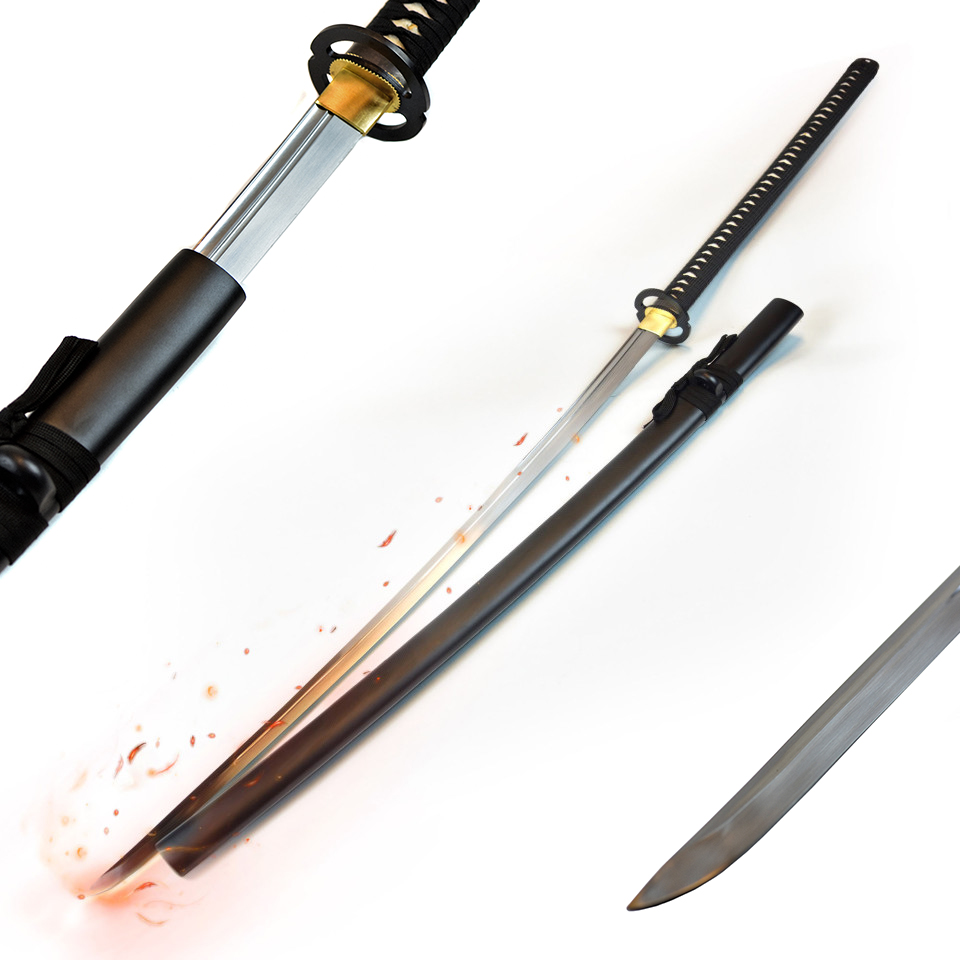Nodachi Schwert mit handgeschmiedeter scharfer Klinge