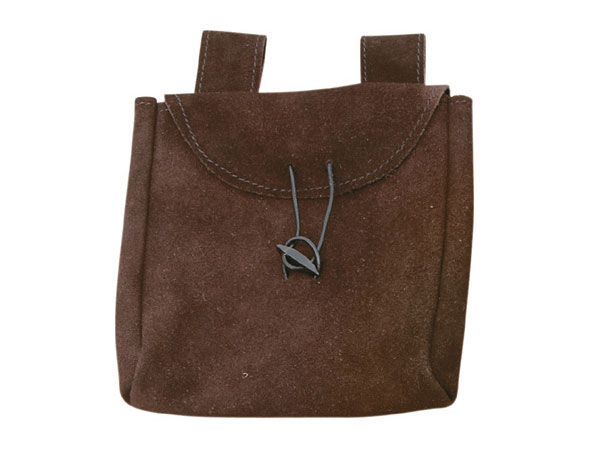 Leather Bag Thin Brown