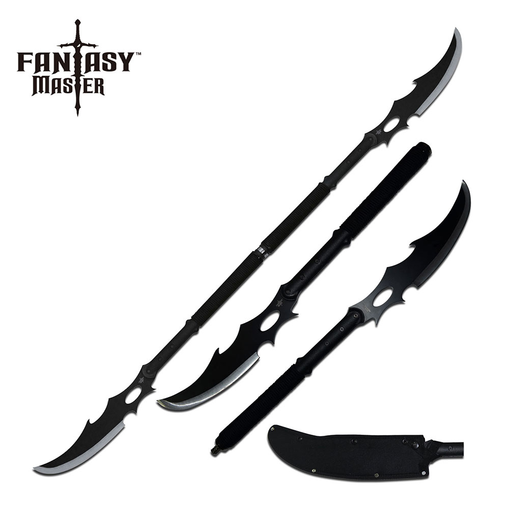 Fantasy Master Sword with Nylon Sheath, Black