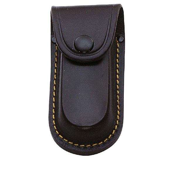Leather Case for Pocket Knife, brown, 10 cm