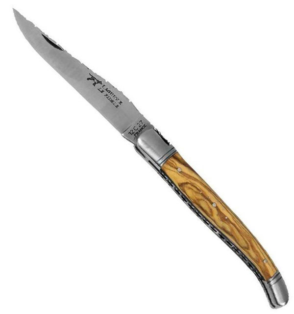 Laguiole Pocket Knife Olivewood 10 cm