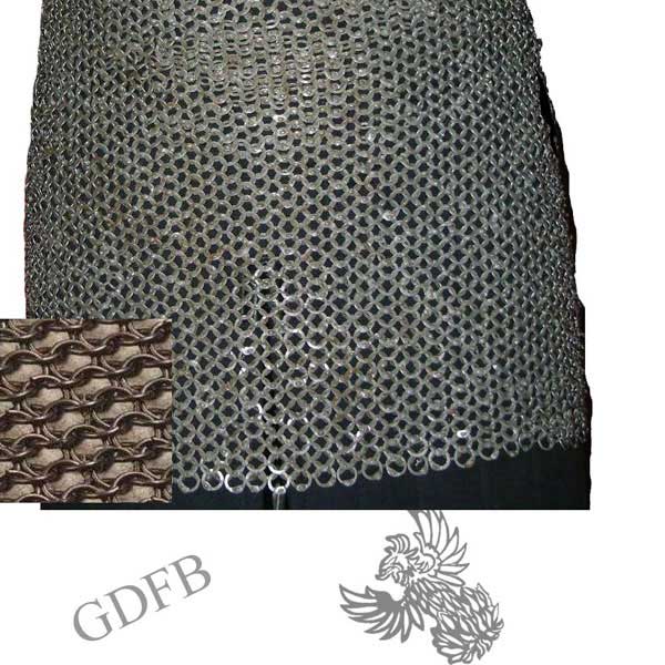 Skirt - High Tensile Wire Butted Round Rings Chainmail 